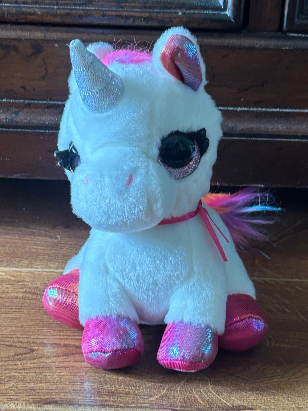 Plush White & Pink Unicorn Stuffed Toy - Magical Soft Plush